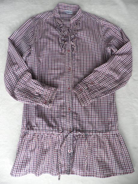 Predĺžená tuniková blúzko-košieľka, 158