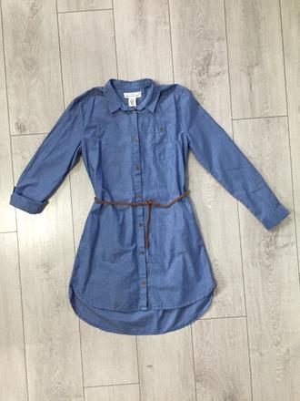 Dievčenske košelove šaty 12-13 rokov, h&m,158