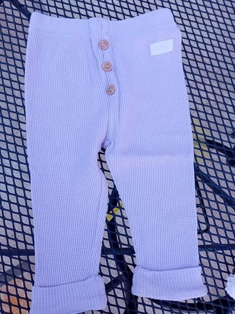 Fialkové leginy pre dievčatko, fox & bunny,74