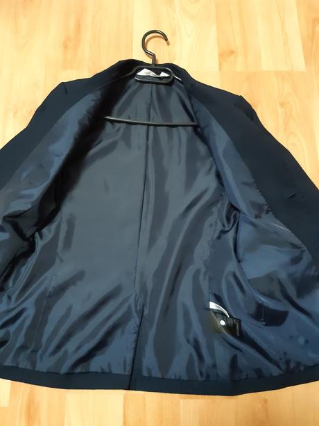 Sako h&m tmavomodré 152, 152