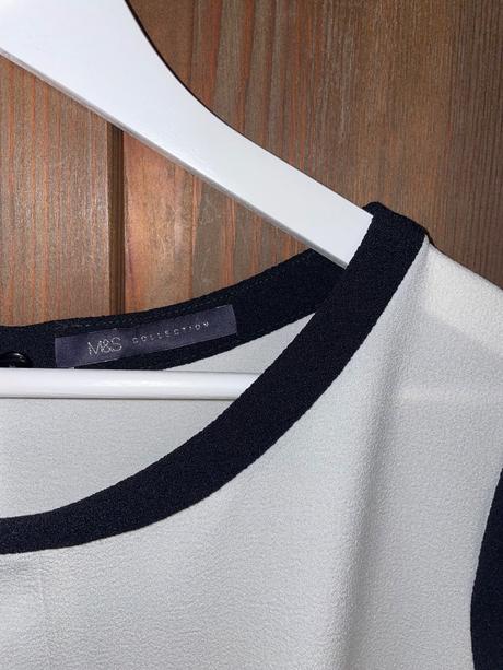 Čiernobiele šaty marks&spencer, marks & spencer,42