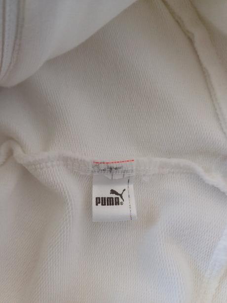 Biela puma mikina, puma,xs