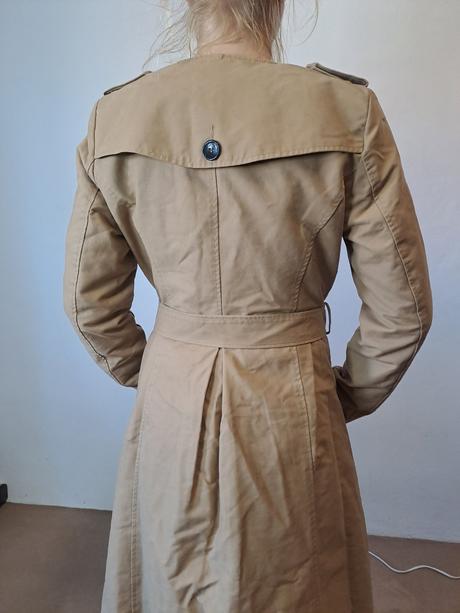 Béžový kabát z lindex c.m, lindex,m