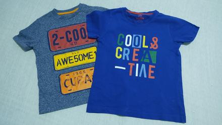 Detské tričká cool 2 ks 98/104, 98