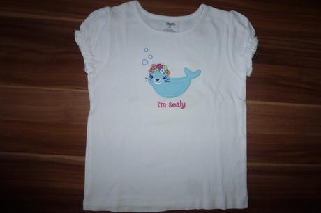 Letné tričko s tuleníkom, gymboree,110