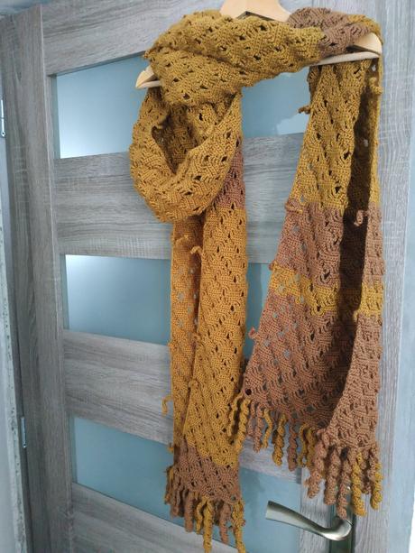 Strikovana šál, 4xl / l