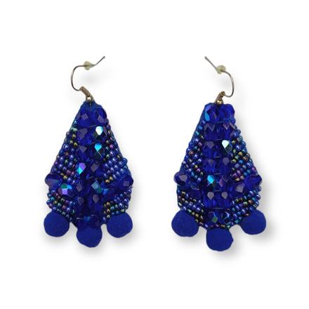 Náušnice modré, zara