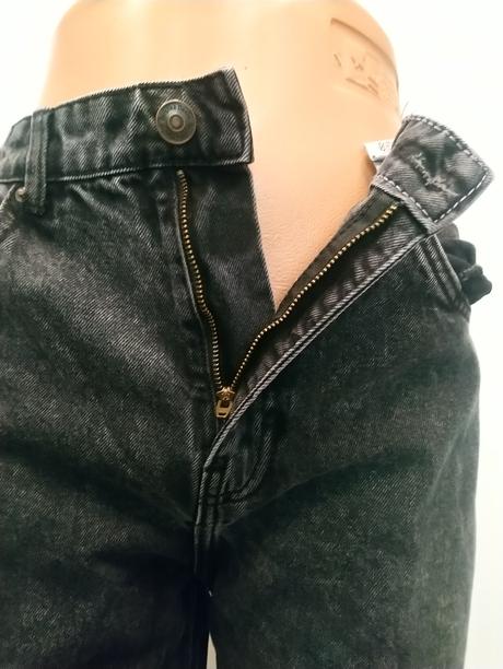 Dámske čierne rifle, bershka, xs, bershka,xs