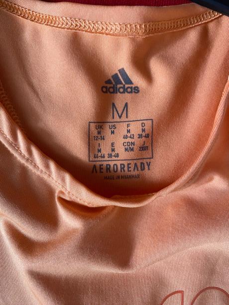 Volny sportovy top, adidas,m