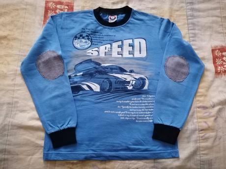 Chlapčenské tričko s dlhým rukávom 134 cm, 134