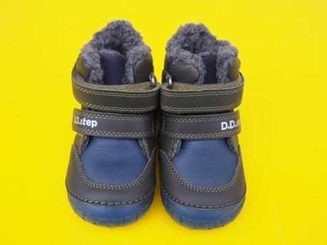 Detské kožené topánky ddstep w029 royal blue, d.d.step,19 - 24