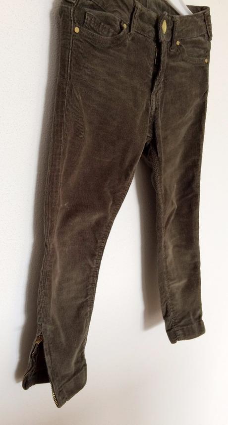 Kordove slim nohavice, zara,104