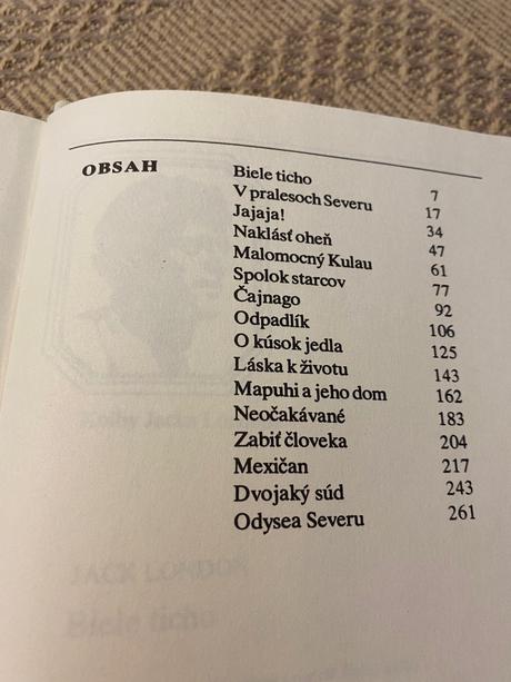 Krásna stará retro kniha biele ticho london jack,