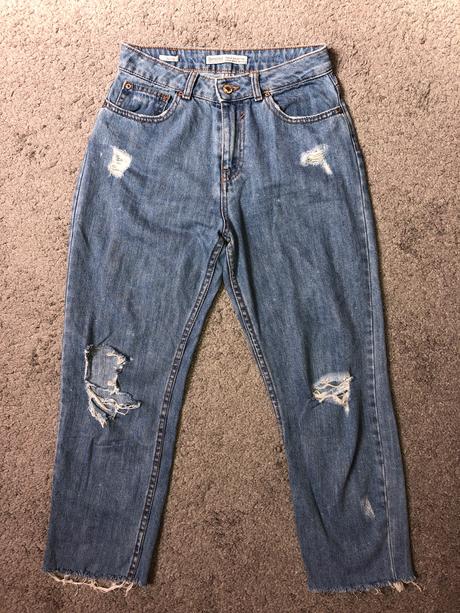 Dámske rifle, bershka,34