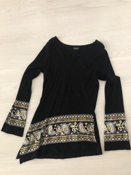 Elegantné predĺžené tričko, s