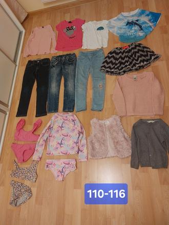 Balík dievčenského oblečenia veľ. 100-11, 104–116