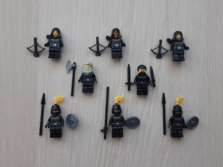 Predám lego mix nových figúrok serpent knights, 