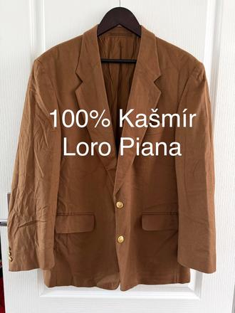 Luxusné sako  gaggl wien  kašmír loro piana, xl