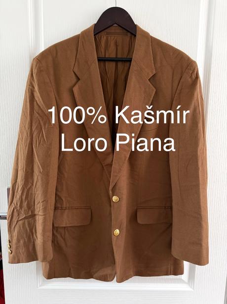 Luxusné sako  gaggl wien  kašmír loro piana, xl