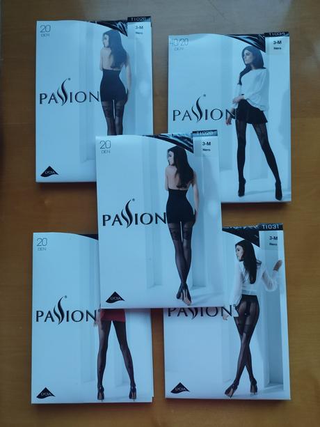 Damske silonky 5 baleni, passion,m