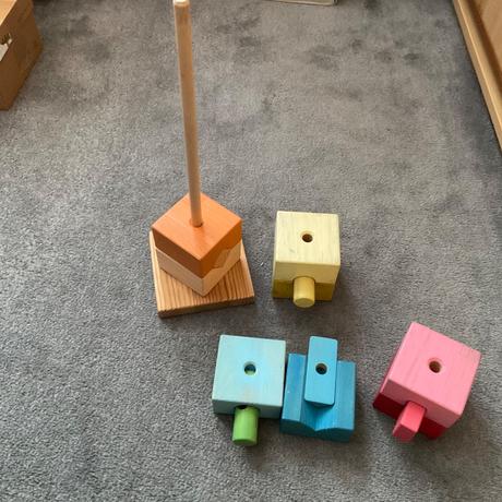 Drevena stohovacia veza tora, 