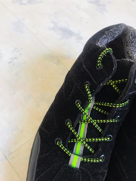 Teplé vysoké botasky s kožušinkou 43/44, 43