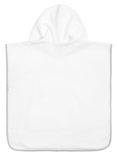 Sensillo pončo na kúpanie biele,