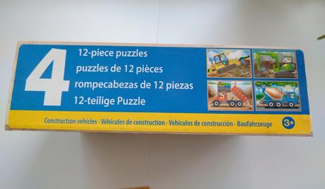 Drevené puzzle 4 v 1, 