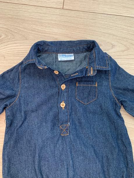 Detské jeansove body, 68