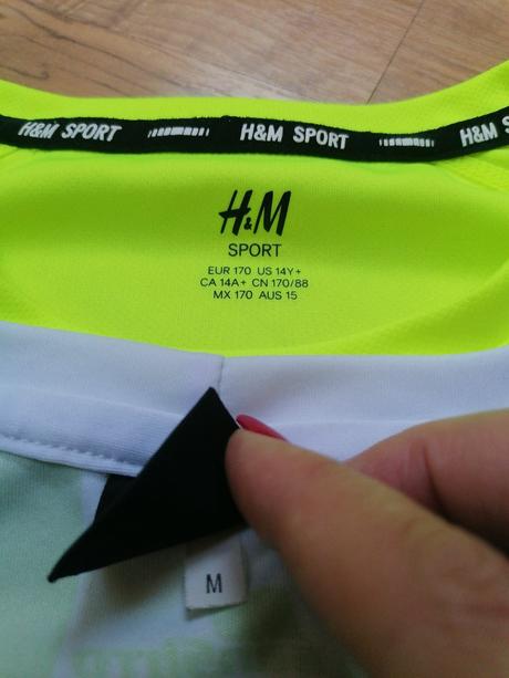 Tricka s kr. rukávom, h&m,170