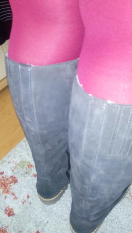 Čižmy z brúsenej kože s primaloft nenosené, tamaris,39