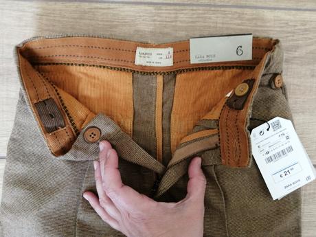 6x nohavice zara (nenosené), zara,110 / 116 / 122 / 128