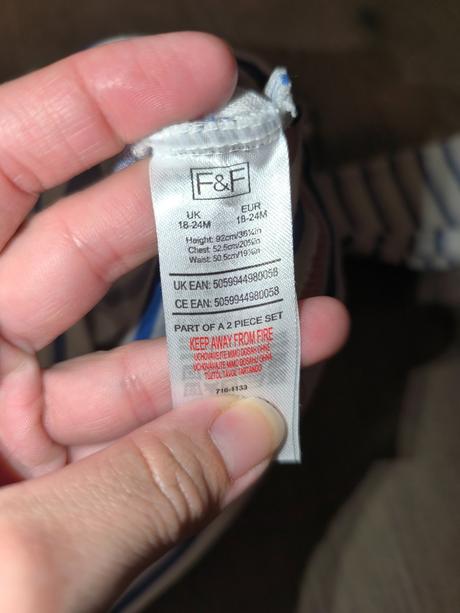 Tričko s požiarnickym autom, f&f,92