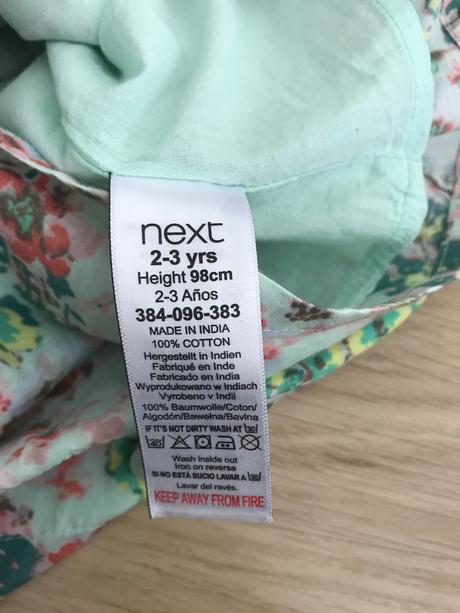 Nenosene saty next 98 cm, next,98