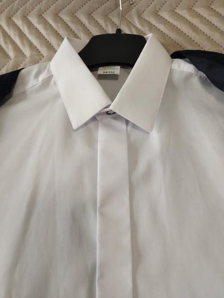 Sviatočný set nohavice, vesta a košeľa, 152