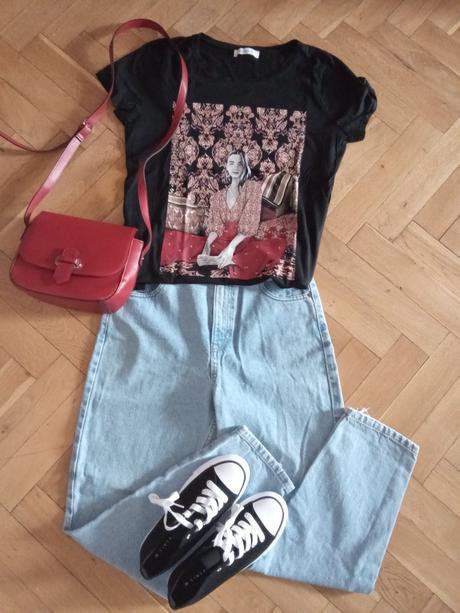 Čierne tričko, promod,l