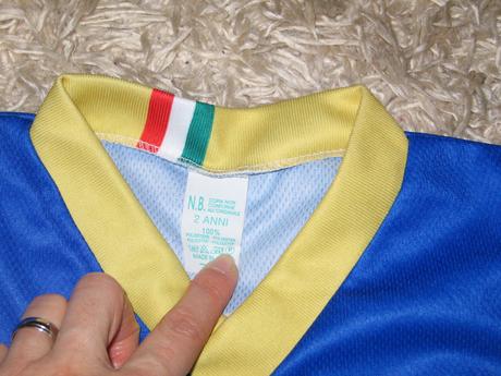 2x nenosený dres, 98