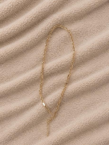 Elegantný zlatý náhrdelník, h&m