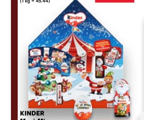 Kinder adventný kalendár, 