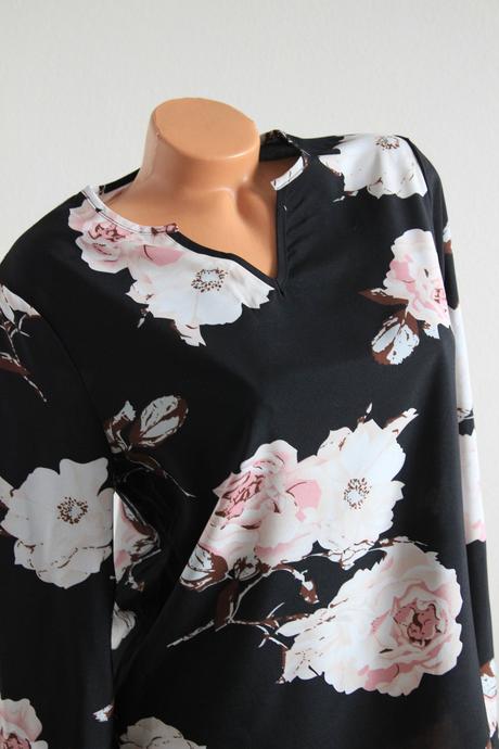 Červený kvetinový top, m, m