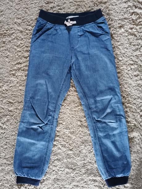 Zateplené rifľové nohavice, l.o.g.g.,128