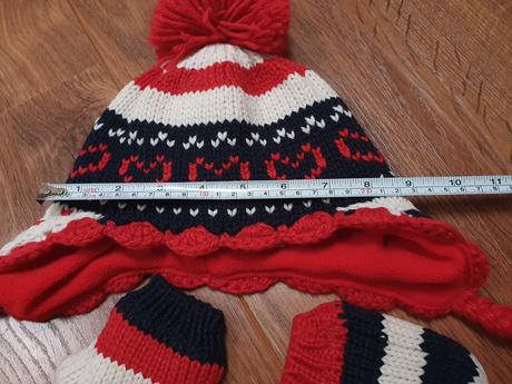 B1273 čiapka + rukavice, next,68