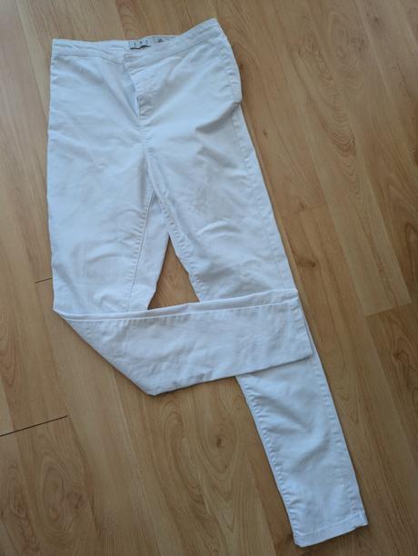Biele nohavice denim.co s, denim co,s