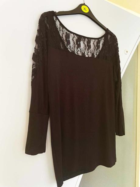 Tričko s krajkou, l