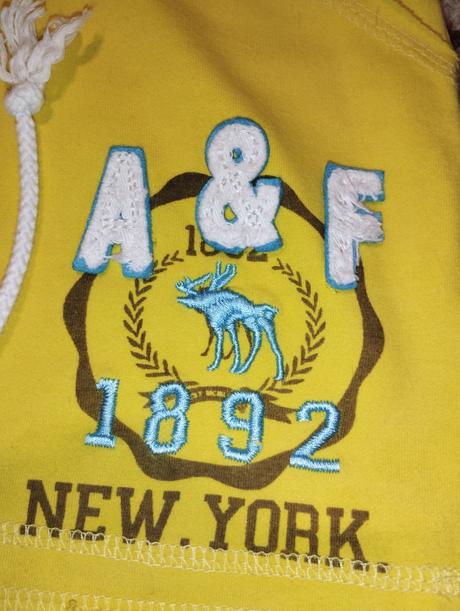 Teplakova sukna so vsitymi sortkami, abercrombie&fitch,m