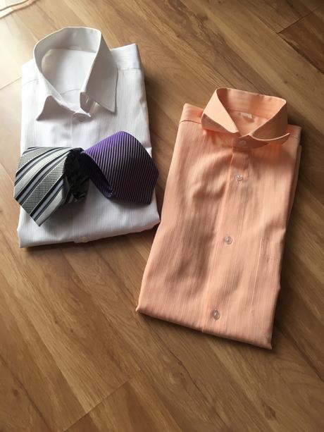 Pansky oblek a kosele plus kravaty, m