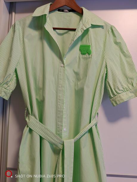 Karl lagerfeld originál úžasné dámske šaty m, m