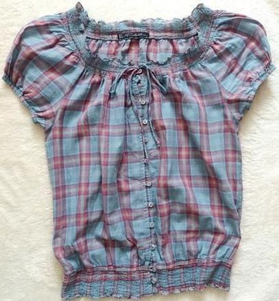 Zara károvaná blúzka, zara,s