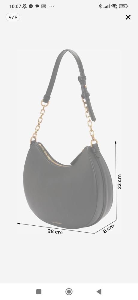 Kožená kabelka karl lagerfeld,