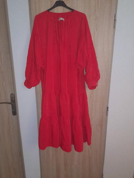 Oversize midi šaty zara, zara,m